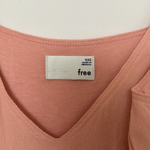 Aritzia Wilfred Free coral dress - Picture 2 of 3